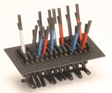 13-Lever Interlocking Machine - LASERkit(R) -- Kit - 1-1/4 x 1/2 x 3/4" (Extends 1/4" Below Floor Level)