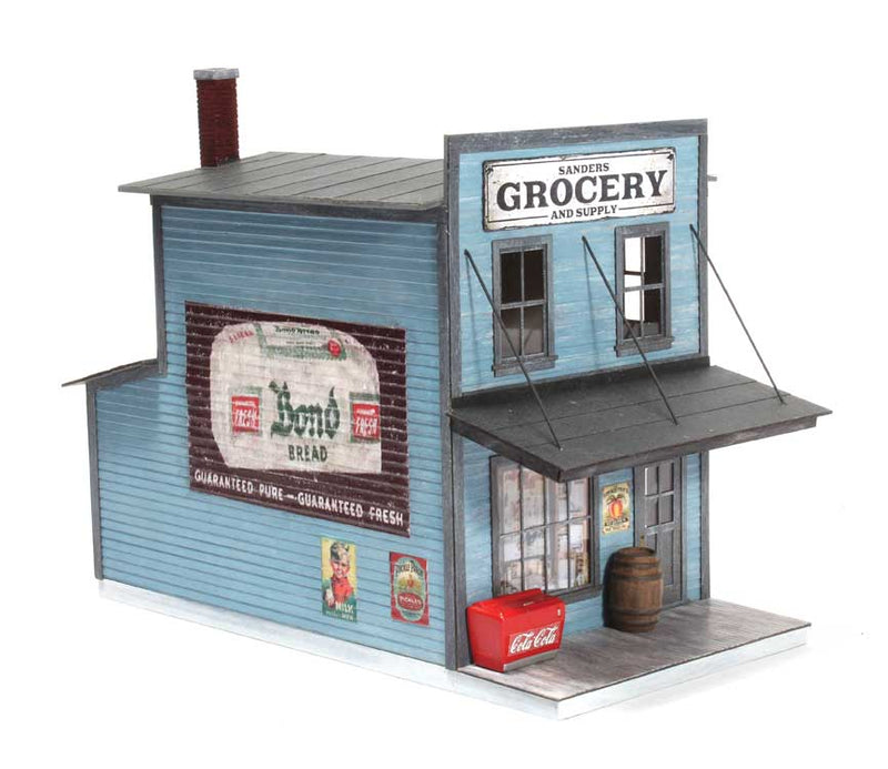 Sanders Grocery and Supply -- Laser-Cut Wood Kit - 4-1/2 x 8-5/8 x 6"  11.4 x 21.9 x 15.24cm-1