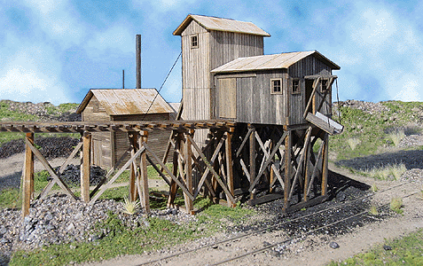 Martinsburg Coal Mine #1 - LASERkit(R) -- Kit - 20 x 20 x 8-1/2"  50.8 x 50.8 x 21.6cm