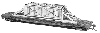 Wood Crate w/Dunnage (Bracing) Load - Laser-Cut Kit