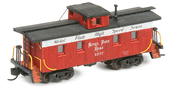 35' Wood Cupola Caboose - Kit - LASERkit(R) -- Nickel Plate Road