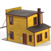 Sanders Grocery and Supply -- Laser-Cut Wood Kit - 1-3/8 x 2-5/8 x 1-3/4"  3.5 x 6.7 x 4.5cm