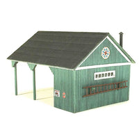Storage Shed and Shelter -- Laser-Cut Wood Kit - 3-1/2 x 2-5/8 x 2"  8.9 x 6.7 x 5.1cm