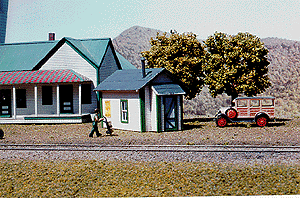 Miner's Cabin -- 3-3/4 x 2 x 2-1/4"