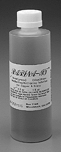 Patina-It Weathering Solution -- For Blue/Green Color on Copper, Brass & Bronze - 4oz  118mL