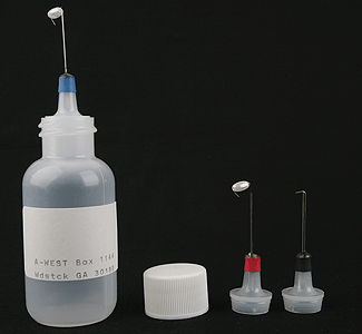 Stainless Needle-Point Applicator Bottle -- Set #1: Includes tips for kits #16, 25, 50 and one bottle