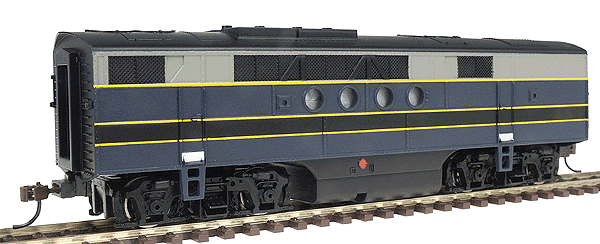 EMD FT B Unit - Standard DC -- Baltimore & Ohio (blue, gray)