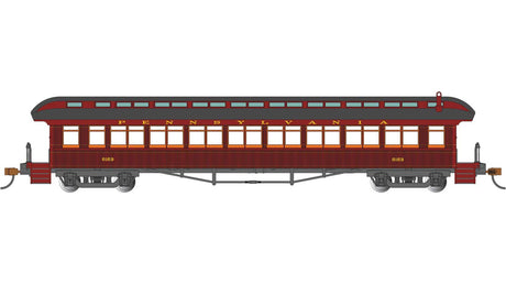1900s-Era 60' Passenger Car - Ready to Run -- Pennsylvania Railroad #8169