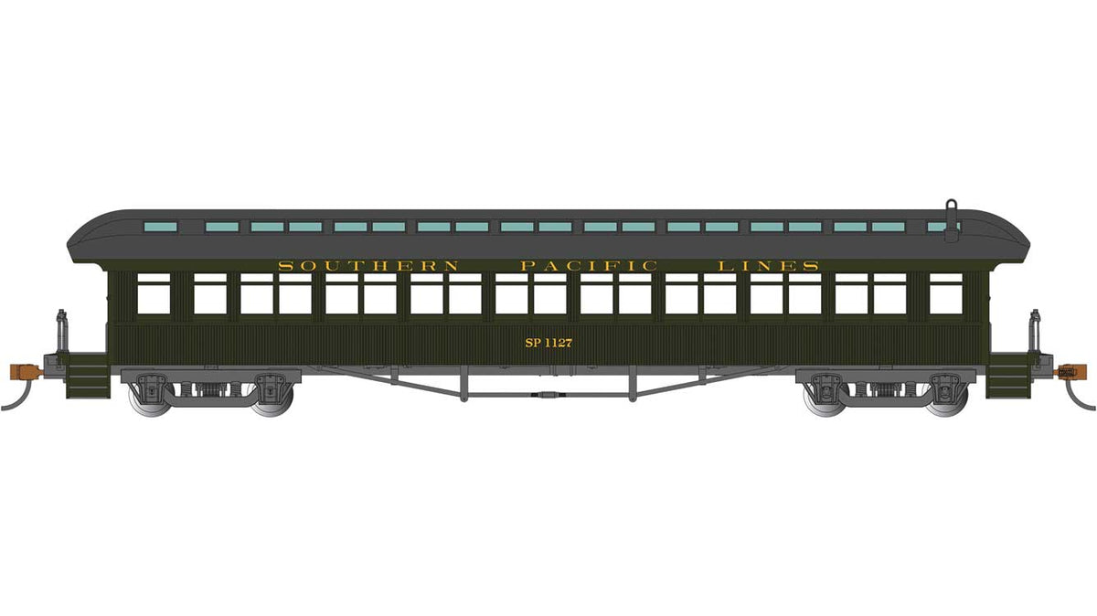 1900s-Era 60' Passenger Car - Ready to Run -- Southern Pacific #1127