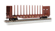 52' Centerbeam Bulkhead Flatcar - Ready to Run -- BNSF Railway #615818 (Boxcar Red)