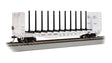 52' Centerbeam Bulkhead Flatcar - Ready to Run -- Soo Line #5060 (white)