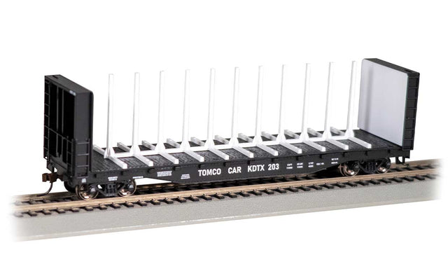 52' Centerbeam Bulkhead Flatcar - Ready to Run -- Tomco Car #203