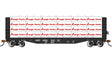52' Open Centerbeam Flatcar with Lumber Load - Ready to Run -- Northern Pacific #67022 (black)