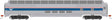 Budd 85' Full-Length Dome with Lights - Ready to Run - Silver Series(R) -- Amtrak (Phase VI; silver, blue, red, white; Travelscape Logo)