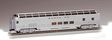 Budd 85' Full-Length Dome with Lights - Ready-to-Run - Silver Series(R) -- Santa Fe (silver)-1