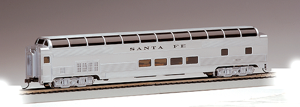 Budd 85' Full-Length Dome with Lights - Ready-to-Run - Silver Series(R) -- Santa Fe (silver)-1