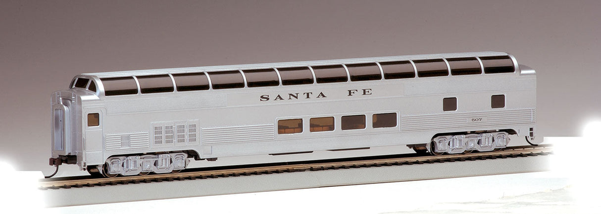 Budd 85' Full-Length Dome with Lights - Ready-to-Run - Silver Series(R) -- Santa Fe (silver)-2