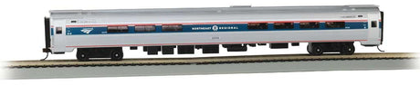 Amfleet 85' Cafe Diner - Ready to Run - Silver Series(R) -- Amtrak 43344 (Phase VI, Northeast Regional, silver, blue, red)