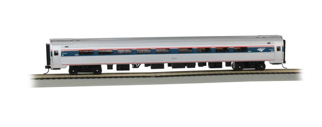 Amfleet 85' Coach - Ready to Run - Silver Series(R) -- Amtrak 82803 (Phase VI Coachclass, silver, blue, red)