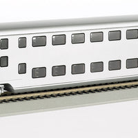 Double-Deck Push/Pull Commuter Car -- Painted, Unlettered (silver)