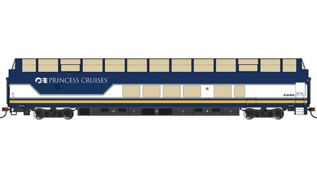Colorado Railcar 85' Full-Length Dome Lighted - Ready to Run - Silver Series(R -- Denali Express #7084 Iliamna