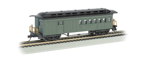 1860 - 1880 Wood Combine - Ready to Run - Silver Series(R) -- Painted, Unlettered (green)
