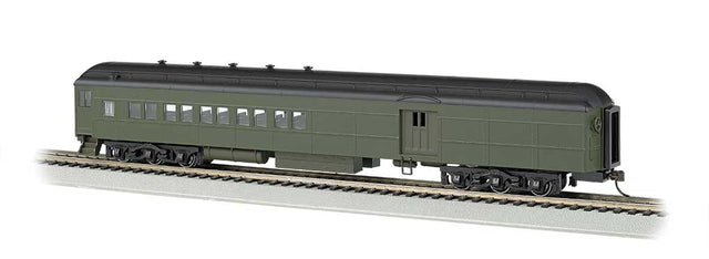 72' Heavyweight Combine w/2-Window Door - Ready to Run -- Painted, Unlettered, (Pullman Green, black)