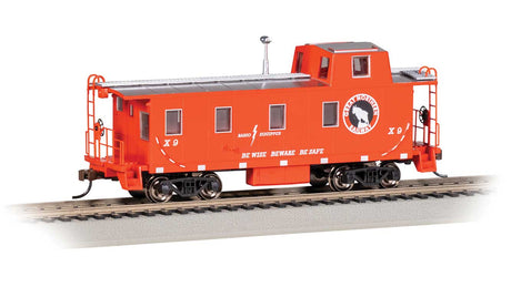 Slanted Offset-Cupola Caboose - Ready to Run -- Great Northern #X-9