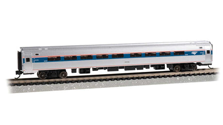 Budd Amfleet I Coach with Lighting - Ready to Run -- Amtrak 81516 (Phase VI, silver, blue, red, white, Business Class)