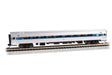 Amfleet I Coach with Lighting - Ready to Run -- Amtrak #82560 (Phase VI, silver, blue, red, white)