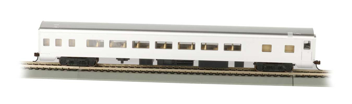 85' Smooth-Side Coach w/Lights - Ready to Run -- Painted, Unlettered (aluminum)