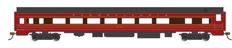 85' Smooth-Side Coach with Interior Lights - Ready to Run -- Pennsylvania Railroad #4251 (Fleet of Modernism; Tuscan, red, black)-1
