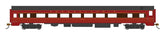 85' Smooth-Side Coach with Interior Lights - Ready to Run -- Pennsylvania Railroad #4263 (Fleet of Modernism; Tuscan, red, black)-1