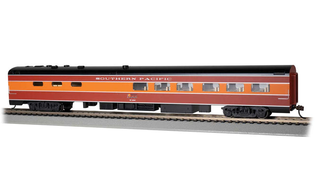 85' Smooth-Side Coach with Lights - Ready-to-Run - Silver Series(R) -- Southern Pacific #2387 (Daylight, red, orange, black)