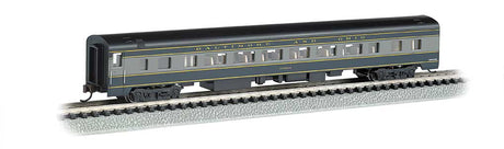 85' Smooth-Side Coach w/Lighting - Ready to Run -- Baltimore & Ohio (blue, gray, black)