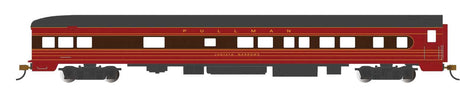 85' Smooth-Side Observation with Interior Lights - Ready to Run -- Pennsylvania Railroad Juniata Narrows (Fleet of Modernism, Tuscan, red, blac-1