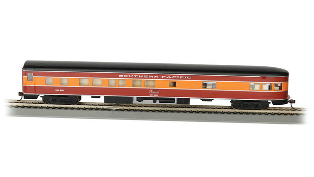 85' Smooth-Side Observation with Interior Lights - Ready to Run -- Southern Pacific 2954 (Daylight, orange, red, black)