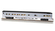 85' Smooth-Side Observation - Lighted - Ready to Run -- New York Central "Manhattan Island" (1938 20th Century, 2-Tone Gray, blue)