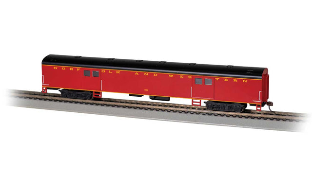 72' Smooth-Side Baggage - Ready to Run -- Norfolk & Western #1288 (maroon, black)