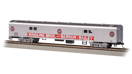 72' Smooth-Side Baggage - Ready to Run -- Ringling Bros. and Barnum & Bailey Circus #63007 (Generator Car)