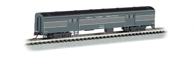 72' Smooth-Side Baggage Car - Ready to Run -- New York Central (2-Tone Gray)