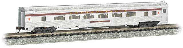 85' Fluted-Side Coach with Interior Lighting - Ready to Run -- Pennsylvania Railroad #1572