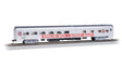 85' Smooth-Side Diner w/Lights - Ready to Run -- Ringling Bros. and Barnum & Bailey #60012 (Red Unit Pie Car, silver, red)