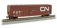 ACF 50'6" Outside-Braced Boxcar - Flashing Rear End Device - Ready to Run -- Canadian National CNA #419086 (Boxcar Red, Large Noodle Logo)