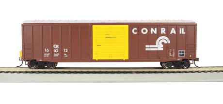 ACF 50'6" Outside-Braced Boxcar - Flashing Rear End Device - Ready-to-Run -- Conrail #166313 (Boxcar Red, white)-2