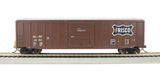 ACF 50'6" Outside-Braced Boxcar - Flashing Rear End Device - Ready-to-Run -- St. Louis - San Francisco #44213 (Boxcar Red, white)-2