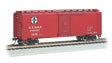 Steam-Era 40' Steel Boxcar - Ready to Run - Silver Series(R) -- Santa Fe #136023 (Boxcar Red, black, white, Square Logo)