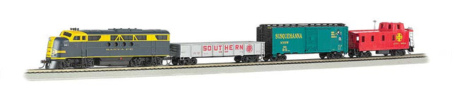 Blue Lightning Train Set - E-Z App(TM) -- Atchison, Topeka & Santa Fe-1