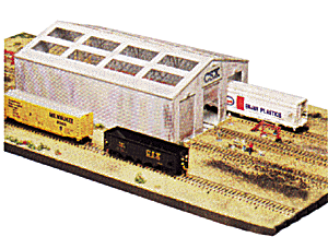 Structure Model Builder Kit -- Car Repair Shop