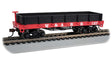 Old-Time Wood Gondola - Ready to Run -- Western & Atlantic #127 (red, black)